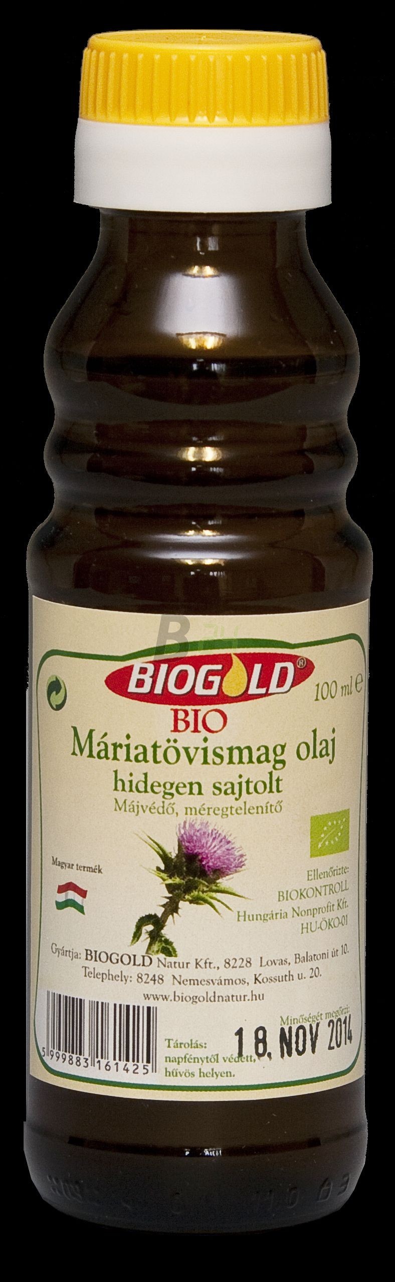 Biogold bio máriatövismag-olaj 100 ml (100 ml) ML075126-7-2