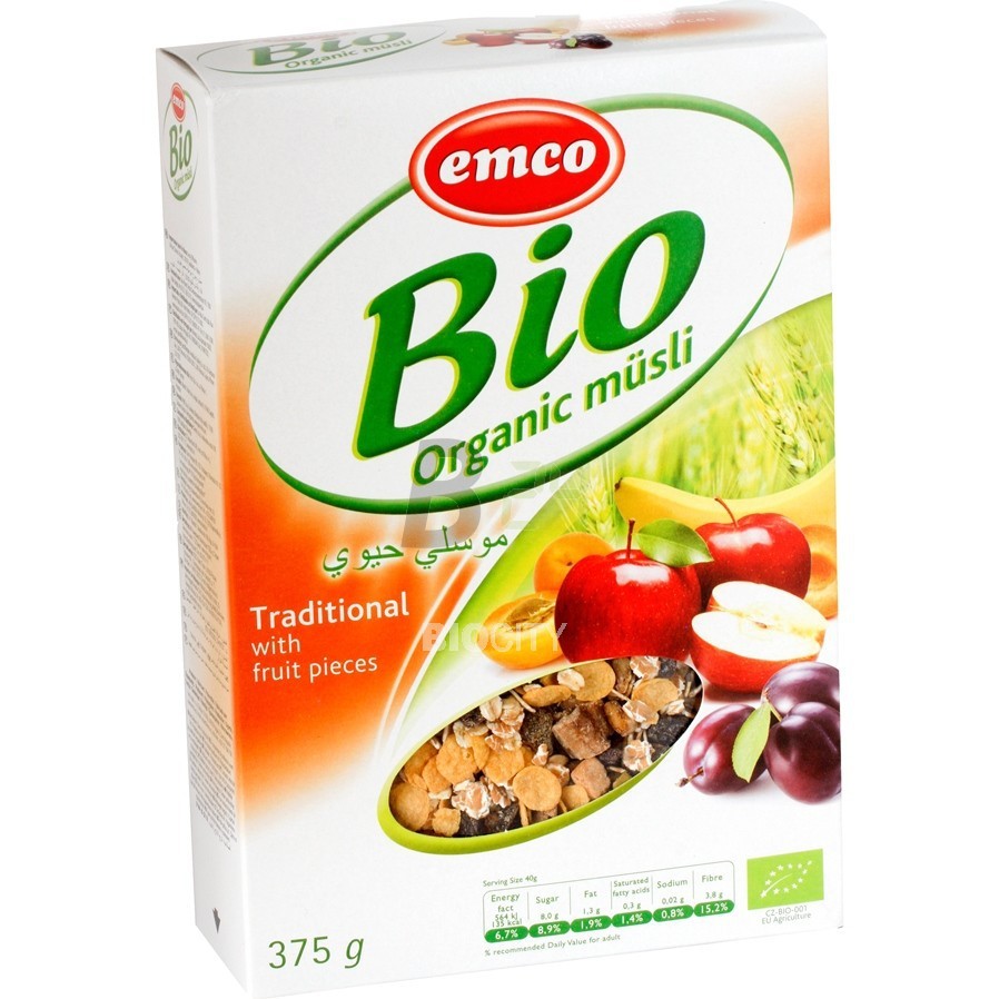 Emco bio müzli hagyományos (375 g) ML075651-18-1