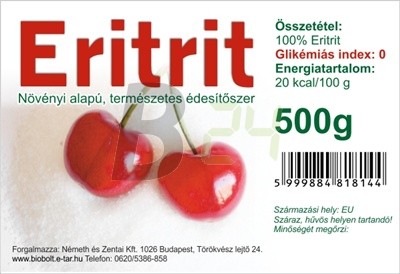 Eritrit természetes édesítőszer 500 g (500 g) ML075987-17-12