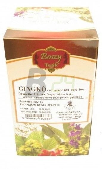 Boszy gingko narancsos zöld tea (20 filter) ML076138-36-1