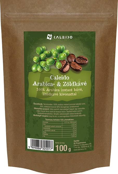 Caleido arabica-zöldkávé 100 g (100 g) ML076384-11-5