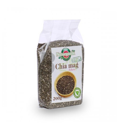 Naturganik chia mag fekete 200 g (200 g) ML076730-32-8