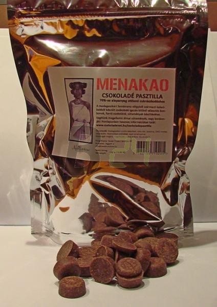 Menakao csokoládé pasztilla 100%-os (250 g) ML076906-21-7