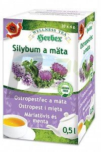 Herbex máriatövis és menta tea (20 filter) ML077194-39-5