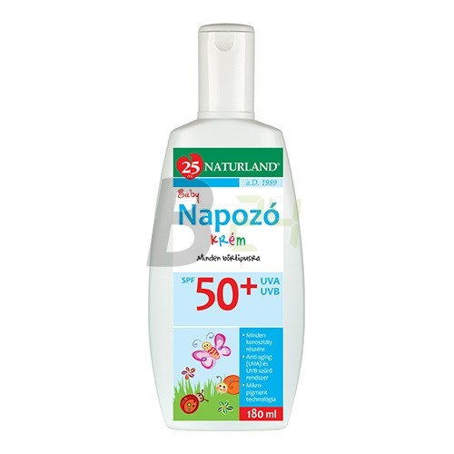 Naturland napozó krém baby 50+ (180 ml) ML077626-41-3