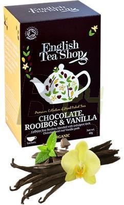 Ets 16 bio csokoládé-vanília rooibos tea (16 filter) ML079182-36-8