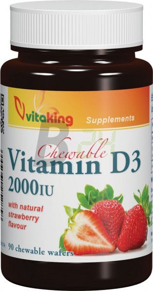 Vitaking d3-vitamin epres rágótabletta (90 db) ML079352-18-10