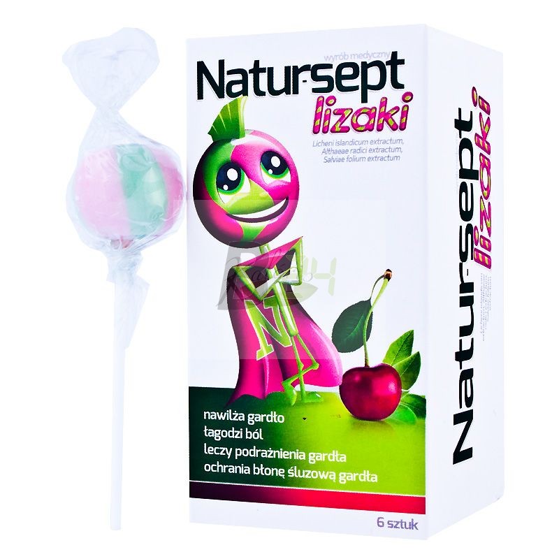 Natur-sept nyalóka torokra cseresznyés (6 db) ML079470-32-2