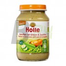 Holle bio bébiétel burg. borsó cukkini (190 g) ML068117-8-10